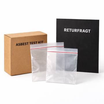 Asbesttest: Materialeprøve (Komplet testkit inkl. returfragt) MiljøLab ApS