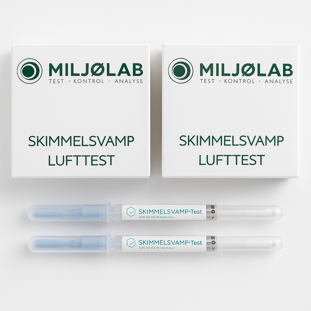Skimmelsvamp Komfortpakke – Overflade & Lufttest inkl. Fri Fragt