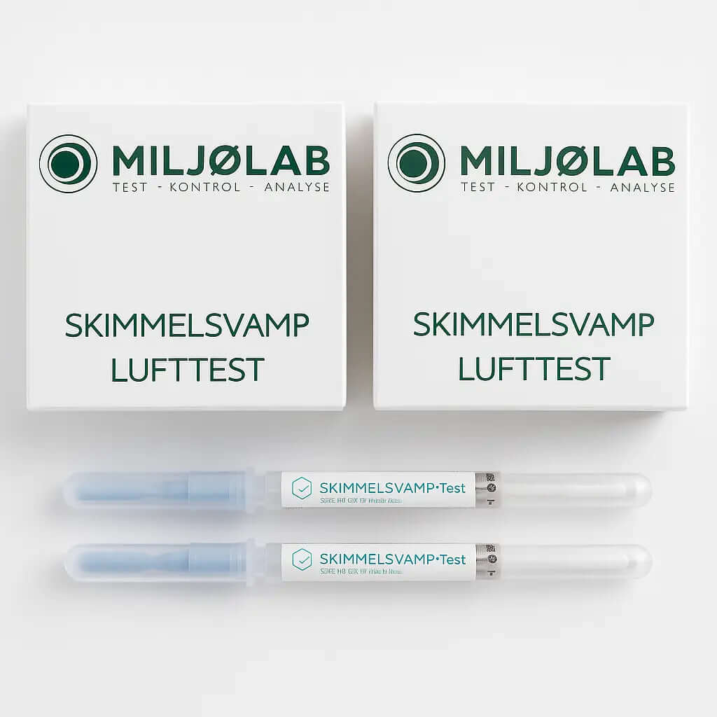 Skimmelsvamp Komfortpakke – Overflade & Lufttest inkl. Fri Fragt MiljøLab ApS